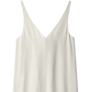 Tibi white silk v neck cami - NEW